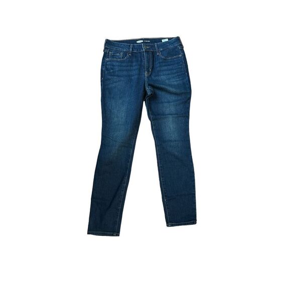 EUC WOMEN OLD NAVY BLUE JEANS SIZE 8 short - Picture 1 of 3